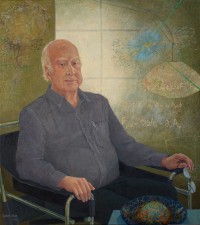 Portrait of Peter Higgs