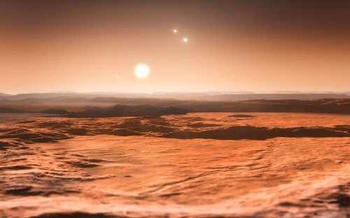 Suns rising over Gliese 667C
