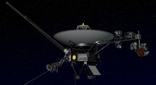 Artist's impression of Voyager spacecraft