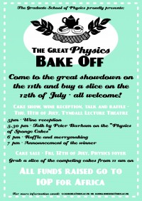 Great Physics Bake-Off poster