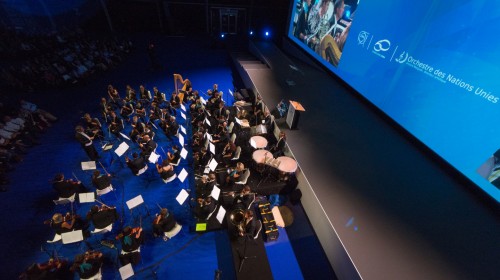 Sorry, you missed this concert by the UN Symphony Orchestra on 19 October, but there is more music coming up (Courtesy: CERN)