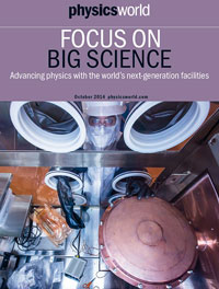 Cover of Physics World 2014 Focus on Big Science