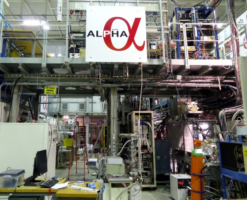 a view of the ALPHA 2 apparatus
