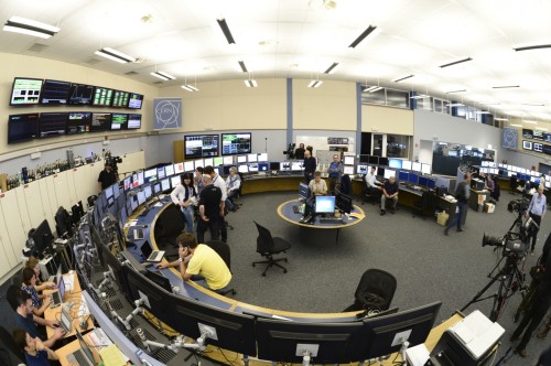 The LHC control room at CERN