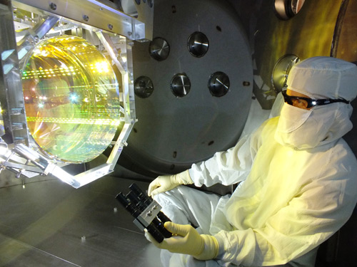 Optics for Advanced LIGO undergoing testing