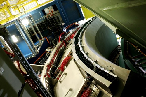 One section of the PHENIX detector