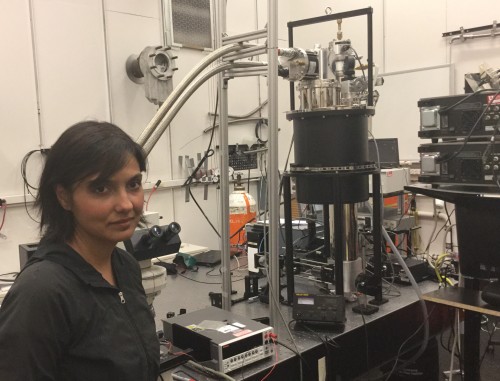 Shanti Deemyad in one of her labs in Utah