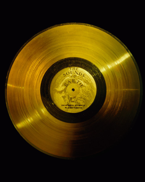 Sounds of Earth: An original golden record (Courtesy: NASA)