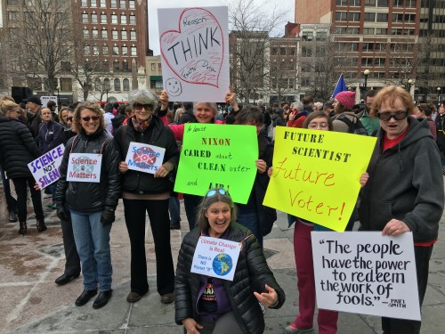 Stand up for Science rally in Boston, 19 February 2017