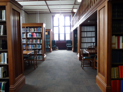 The University of Bristol's physics department's library