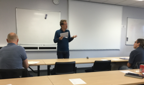 Live at Leeds: George Musser riffs on writing about quantum mechanics (Courtesy: H Johnston)