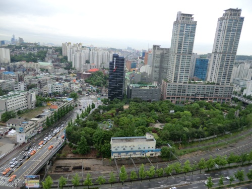 Photo of Seoul skyline from Ramada Hotel