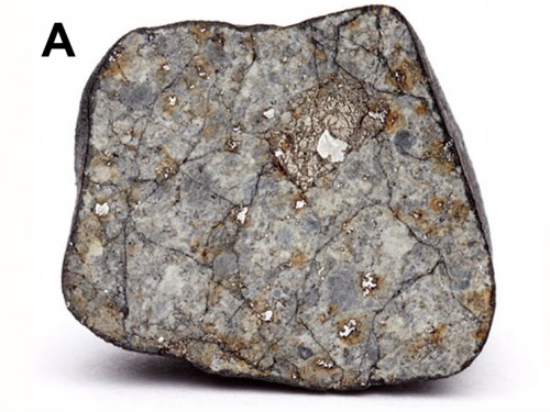Photo of Chelyabinsk meteorite fragment