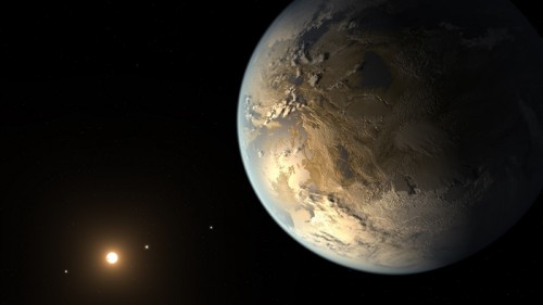 Illustration of Kepler-186f 