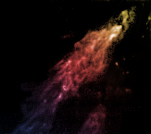 Image of Smith's Cloud taken by the Green Bank Telescope.