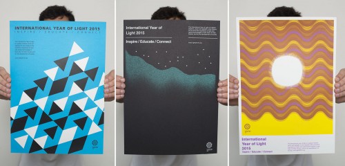 Three IYL 2015 posters by UWE students