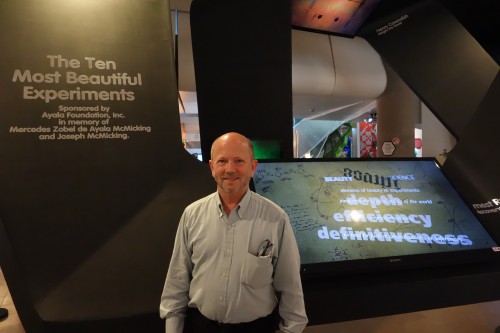 Robert P Crease at the Mind Museum in Manilla, the Philippines
