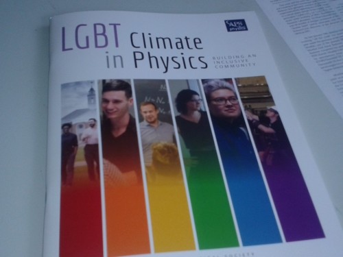 Cover of the American Physical Society's BT Climate in Physics report launched at the APS March meeting