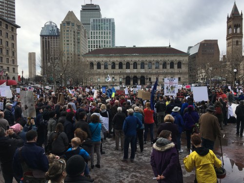 Stand up for Science rally in Boston, 19 February 2017