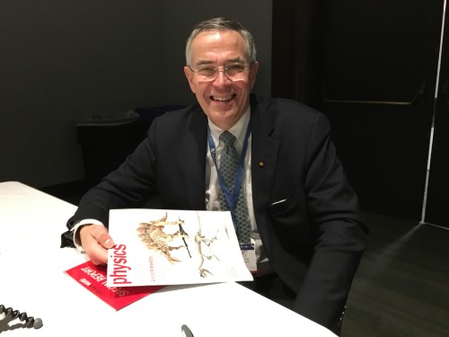 physicist and former Congressman Rush Holt is the current president of the American Association for the Advvancement of Science at the AAAS annual meeting in Boston 17 February 2017