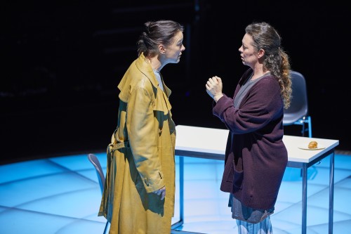 Olivia Williams (left) and Olivia Colman in Mosquitoes by Lucy Kirkwood