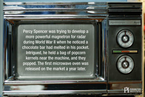Lucky ping: the invention of the microwave oven (Courtesy: Perimeter Institute) 